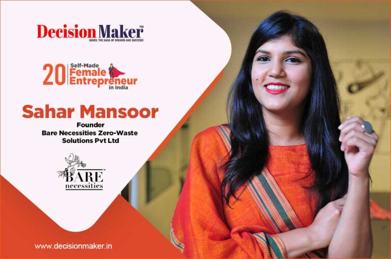 Sahar-Mansoor, Founder, Bare Necessities Zero Waste Solutions