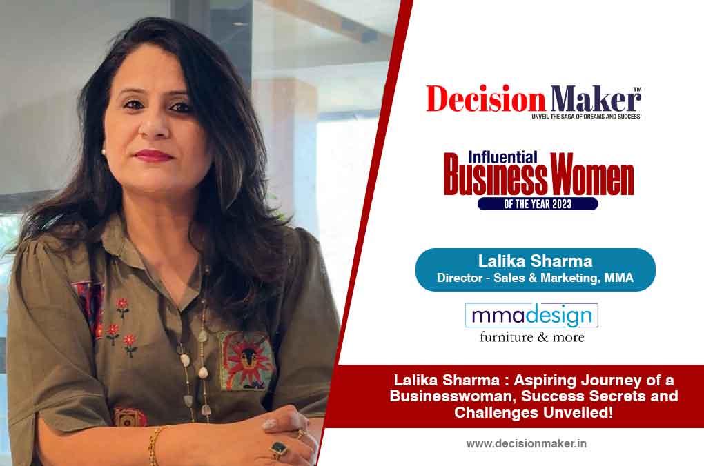 Lalika Sharma, Director Sales & Marketing MMA