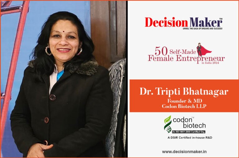 Dr. Tripti Bhatnagar and Codon Biotech LLP