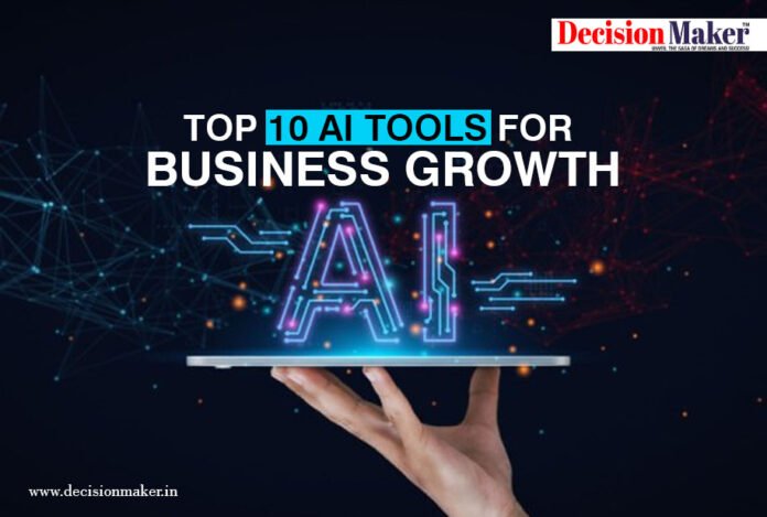 Top 10 AI Tools for Business Growth